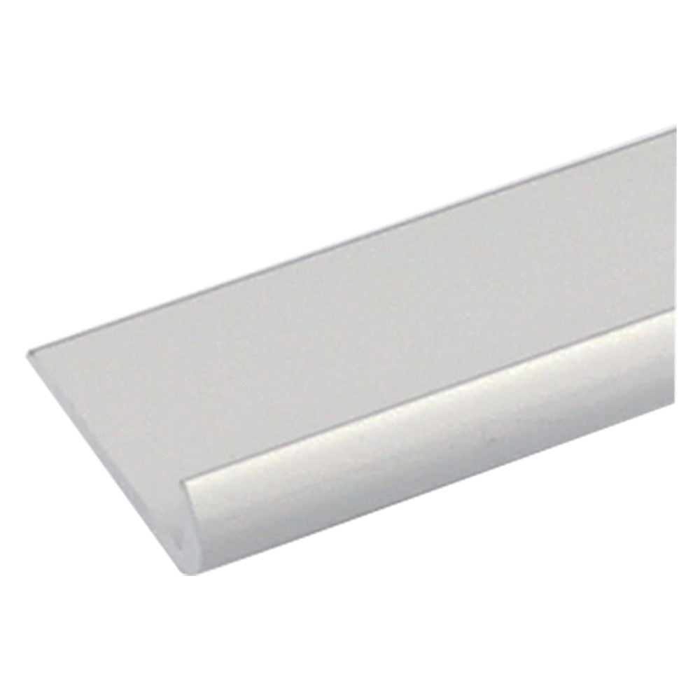 PROFILO PER FAI DA TE TIPO 'UNGHIETTA' mm 25 x 1 - mt 2 col.argento