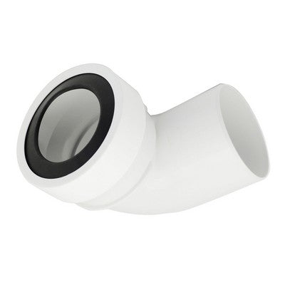 PROLUNGA WC CORTA MASCHIO CON GUARNIZIONE DI TENUTA
