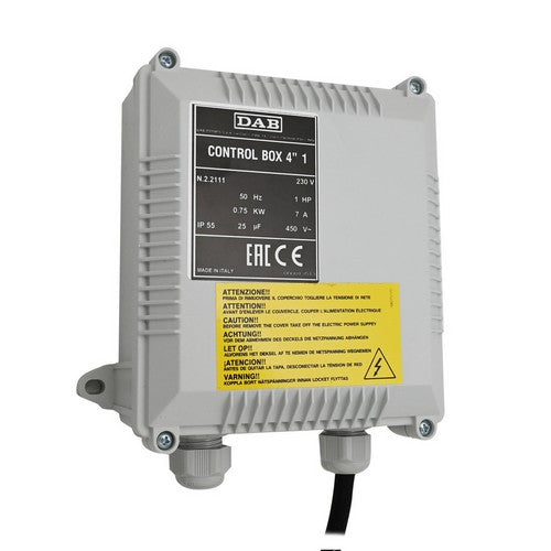 QUADRO ELETTRICO PER SOMMERSA Misura: 2 Hp 40 uF
