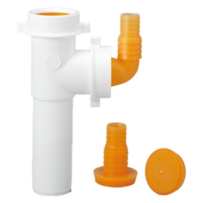 RACCORDO 2 VIE DIAM. 40 CON ATTACCO LAVATRICI E LAVASTOVIGLIE 120MM Misura: Diam. 40 x 120mm