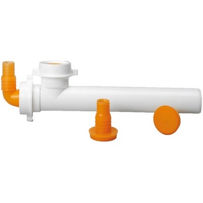RACCORDO 2 VIE DIAM. 40 CON ATTACCO LAVATRICI E LAVASTOVIGLIE 230MM Misura: Diam. 40 x 230mm