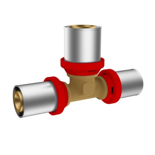 RACCORDO A PRESSARE IKARO A T RIDOTTA Misura: D. 32x3-32x3-20x2