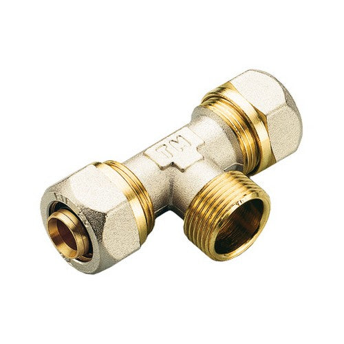 RACCORDO A T MASCHIO SERIE INS PER MULTISTRATO Misura: 16 x 1/2 x 16