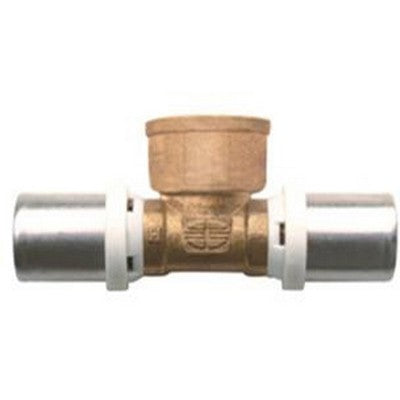 RACCORDO A TEE FEMMINA IBP A PRESSARE PER MULTISTRATO Misura: 1/2x20