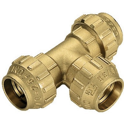 RACCORDO A TEE IN OTTONE TIEMME Misura: Diam. 50