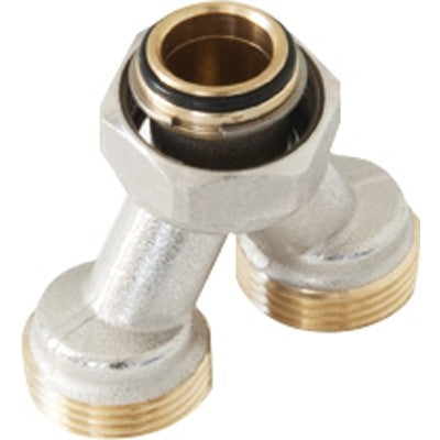 RACCORDO A Y CON GIRELLO E ATTACCHI 3/4"x18 TIEMME Misura: G3/4" 3/4"x18