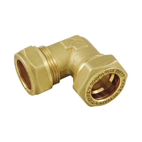 RACCORDO CURVO DOPPIO INOX-RAME COBRASUN Misura: DN 12 x 15