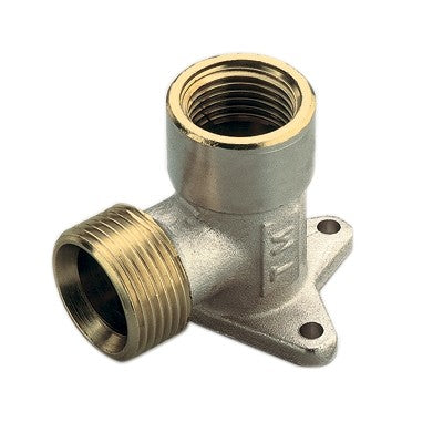 RACCORDO CURVO FEMMINA CON FLANGIA TIEMME Misura: G3/4" -3/4 x 18