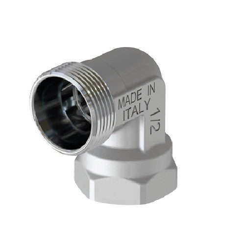 RACCORDO CURVO FEMMINA CROMATO Misura: 1/2 - 24X19 fil (D.16)