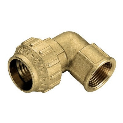 RACCORDO CURVO FEMMINA IN OTTONE TIEMME Misura: 2" x 63