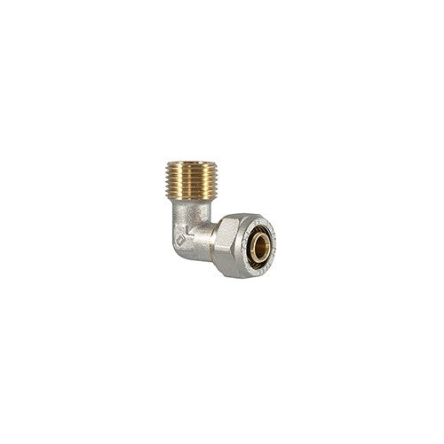 RACCORDO CURVO MASCHIO A COMPRESSIONE PER MULTISTRATO Misura: 1" x 32