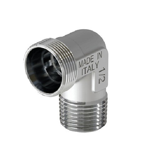 RACCORDO CURVO MASCHIO CROMATO Misura: 3/4 - 24X19 fil (D.16)