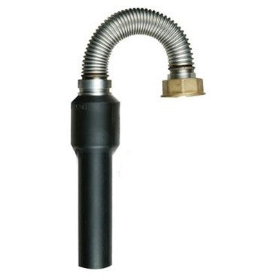 RACCORDO DI TRANSIZIONE PE-TUBO FLESSIBILE INOX Misura: 32 x 1"