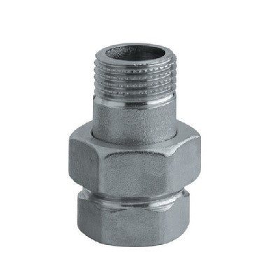 RACCORDO DIRITTO 3 PEZZI NICHELATO Misura: 1/2" Cromo