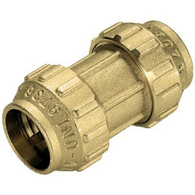 RACCORDO DIRITTO DOPPIO IN OTTONE TIEMME Misura: Diam. 63