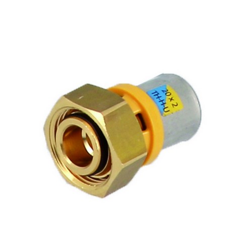 RACCORDO DIRITTO SEDE CONICA O-RING CON GIRELLO SOLO USO GAS Misura: 3/4" x 26
