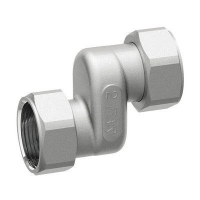 RACCORDO ECCENTRICO CROMATO CON CALOTTE MOBILI Misura: 3/4"