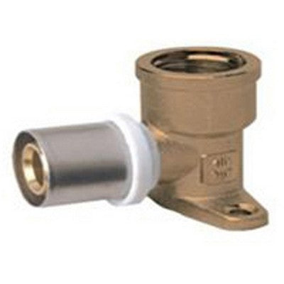 RACCORDO FEMMINA CON FLANGIA IBP A PRESSARE PER MULTISTRATO Misura: 1/2x16 -CONF