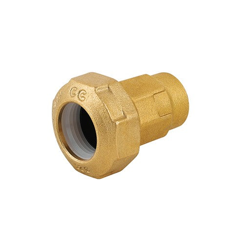 RACCORDO FEMMINA RIDOTTO IN OTTONE PER TUBO PE Misura: 1/2 x 25