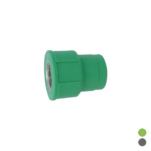 RACCORDO FILETTATO FEMMINA IN POLIPROPILENE Misura: 1" x Diam. 32