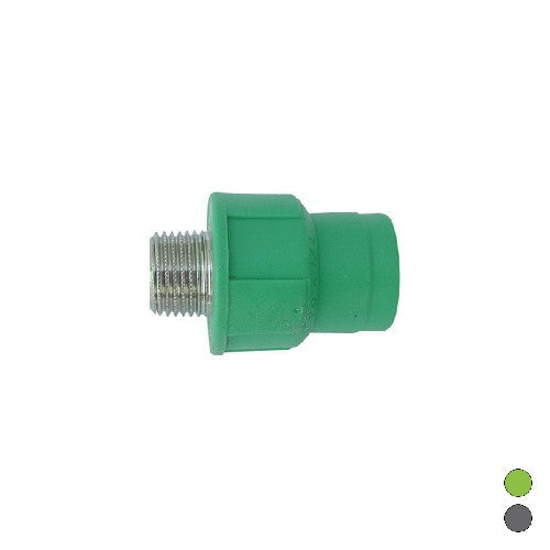 RACCORDO FILETTATO MASCHIO IN POLIPROPILENE Misura: 3/4 x Diam. 25