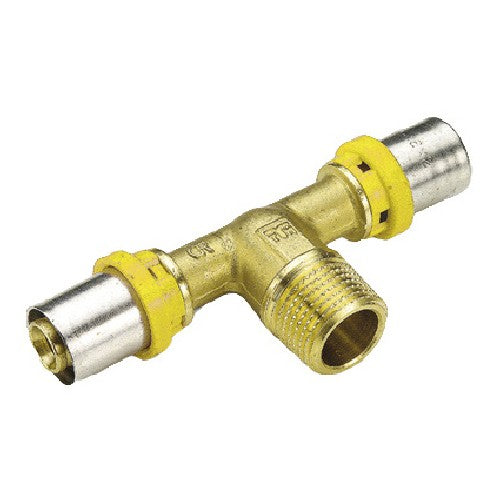 RACCORDO PER GAS TEE MASCHIO Misura: 16 x 1/2" x 16