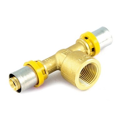 RACCORDO PER MULTISTRATO GAS A T FEMMINA Misura: 32 x 3/4" x 32