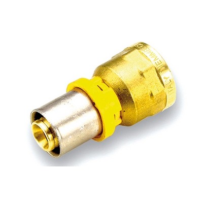 RACCORDO PER MULTISTRATO GAS DIRITTO FEMMINA Misura: 16 x 3/4"