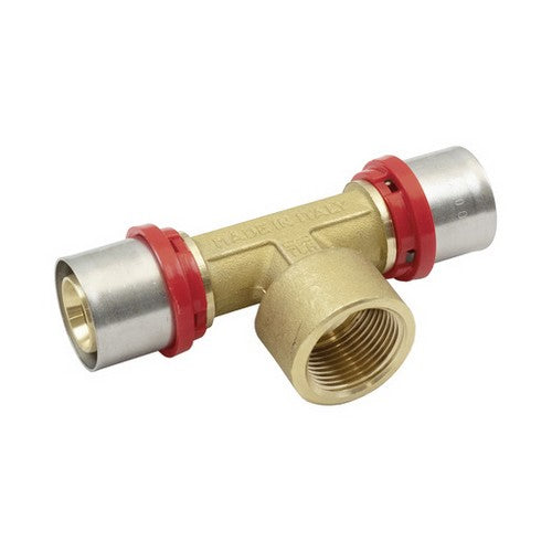 RACCORDO PRESS A T FEMMINA PER MULTISTRATO Misura: 1" x 50