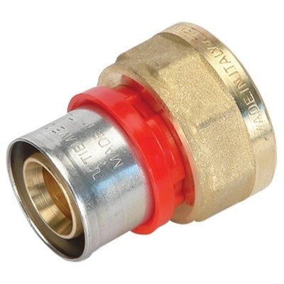 RACCORDO PRESS DIRITTO FEMMINA COMPACT PER MULTISTRATO Misura: 26 x 3,0 - 3/4"