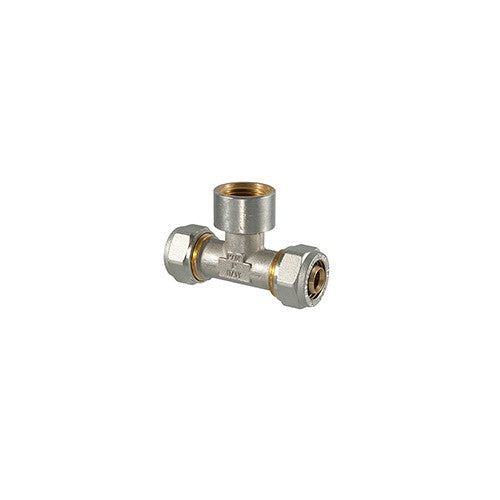 RACCORDO TEE FEMMINA A COMPRESSIONE PER MULTISTRATO Misura: 32 x 1" x 32