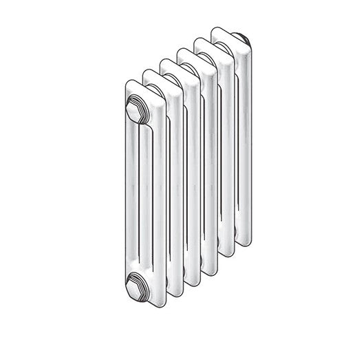 RADIATORE TUBOLARE IN ACCIAIO 3 COLONNE ZEHNDER CHARLESTON MOD. 3087 Misura: 6 Elementi