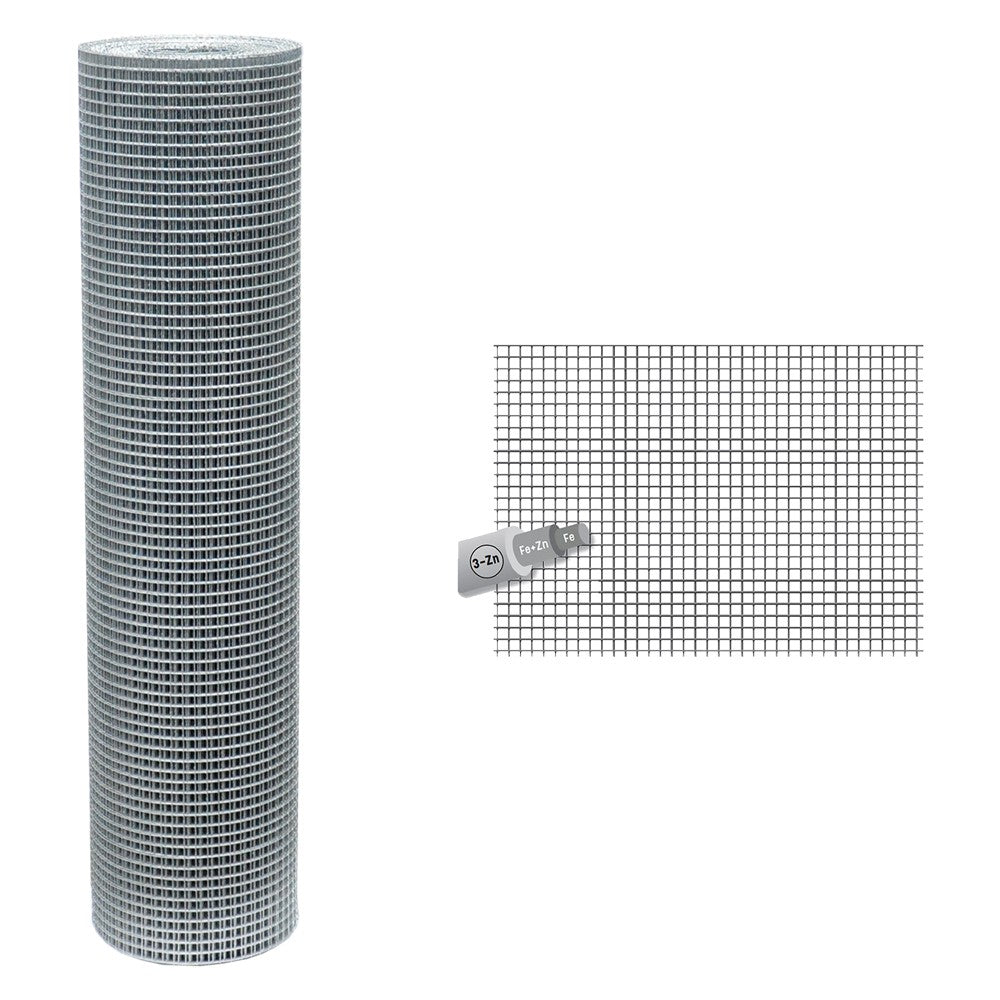 RETE ELETTROSALDATA 12 x 12 Filo Ø mm. 1,0 - H. cm 100 x mt. 10