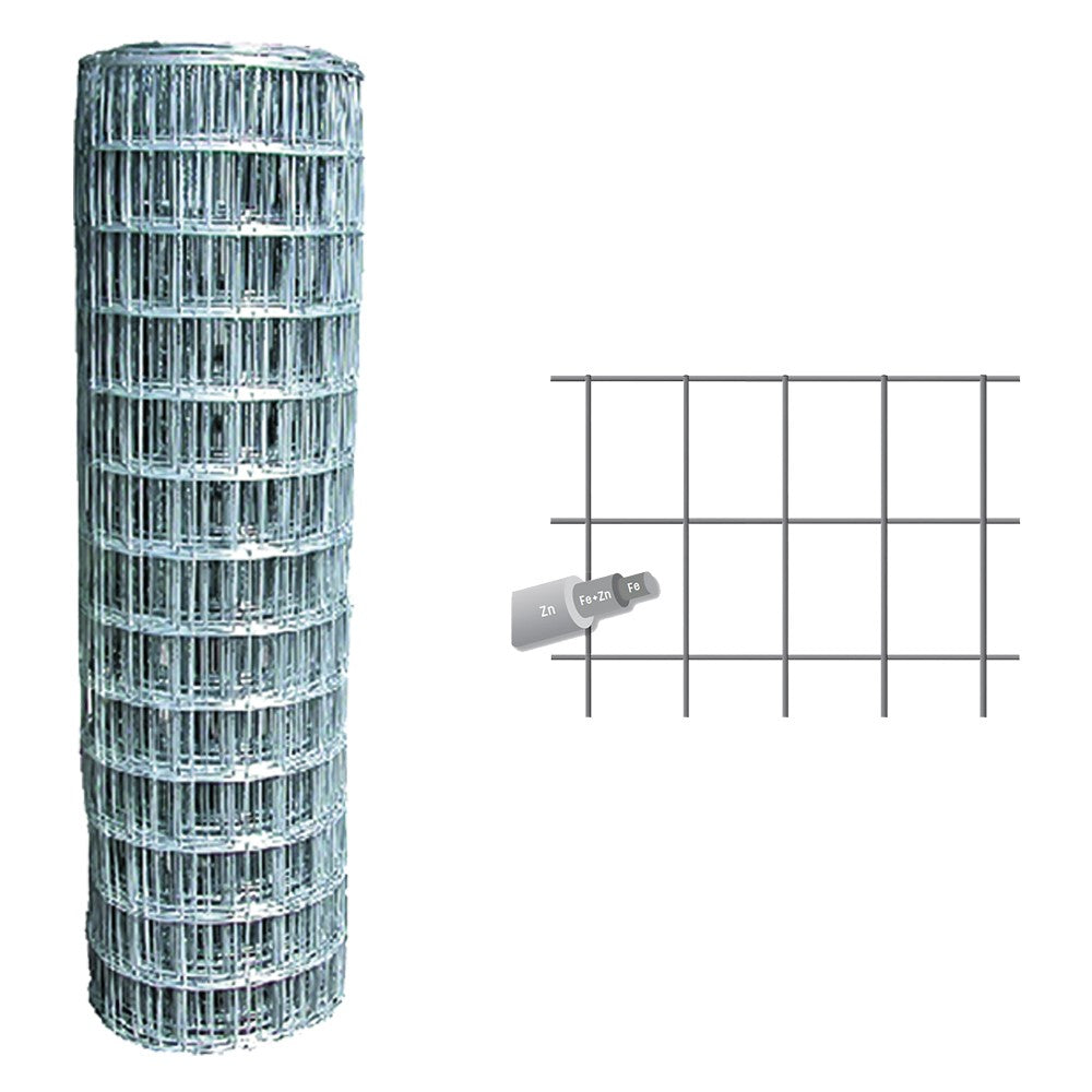 RETE ELETTROSALDATA ZINCATA cm 150 - seconda scelta