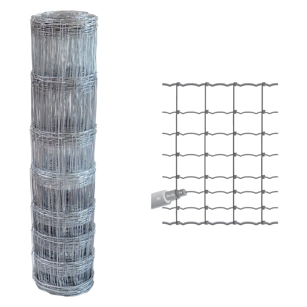 RETE PASTORALE filo 10x15 - Ø 1,7/2,1 - H. cm. 145 x 50 mt