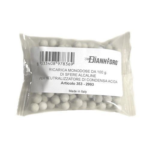 RICARICA MONODOSE PER NEUTRALIZZATORE DI CONDENSA ACIDA Misura: 100 gr