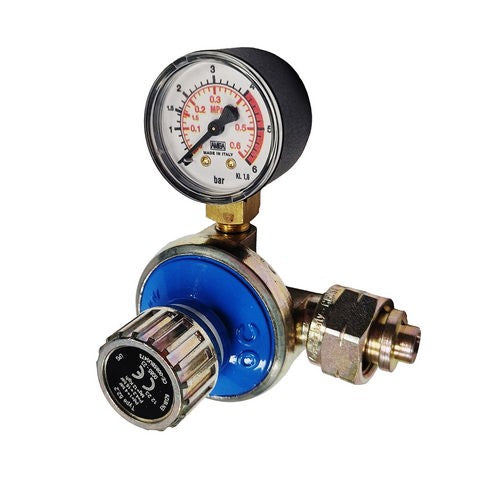 RIDUTTORE GAS PRIMO STADIO 12 KG/H CON MANOMETRO MOD. AP52 Misura: 12 kg/h