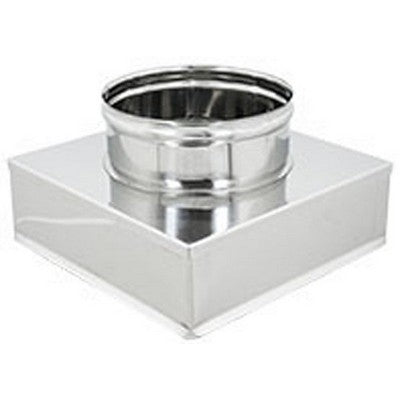 RIDUZIONE QUADRA-TONDA ACCIAIO INOX Misura: Da 250x250 a 200