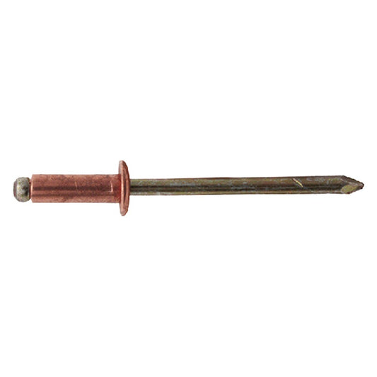 RIVETTO A STRAPPO 'RAME' 4,0 x 7 cf. 100 pz