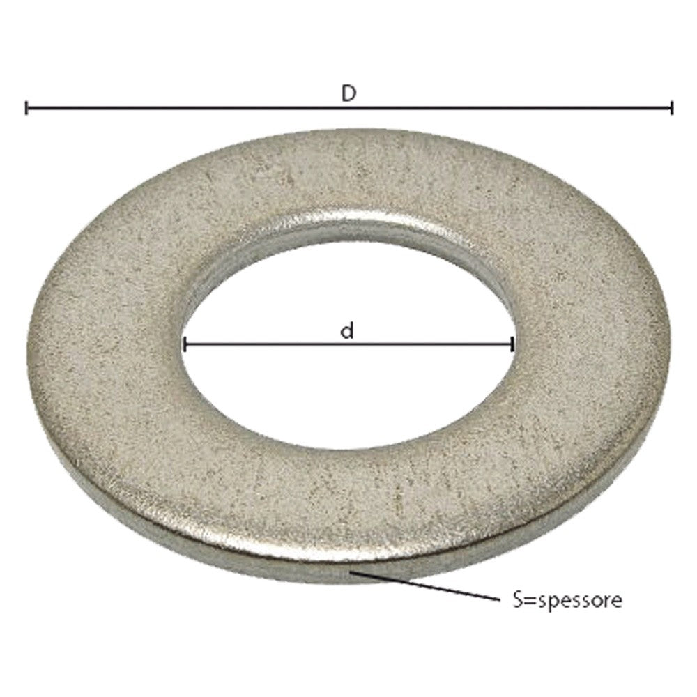RONDELLA PIANA COMUNE M 18 - 3,3 x 34 x 19 mm