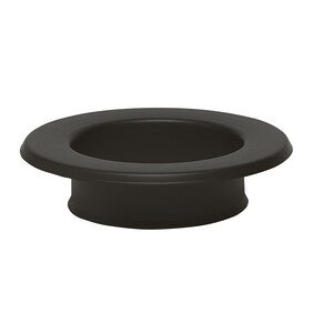 ROSONE P/STUFA A MURO D 13CM NERO
