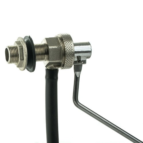 RUBINETTO A GALLEGGIANTE NICHELATO SILENZIOSO TIPO CATIS Misura: 3/8 285 mm