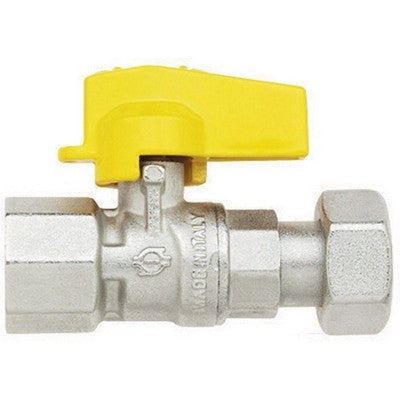 RUBINETTO A SFERA CON LEVA NORMGAS DIRITTO FEM - GIREVOLE FEM. Misura: 1/2" X 1/2" DN 10