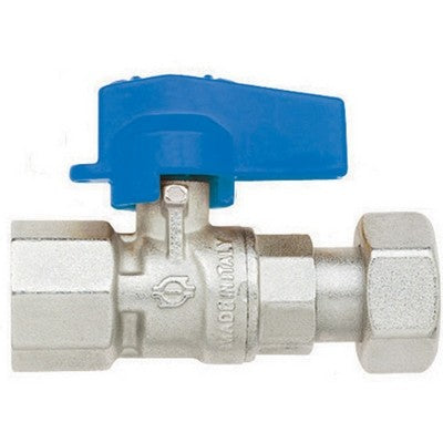 RUBINETTO A SFERA DIRITTO FEMMINA-GIRELLO FEMMINA Misura: 1/2" x 1/2" DN 10 PN 10