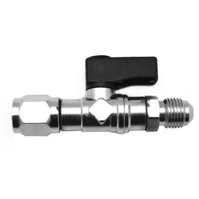 RUBINETTO A SFERA DIRITTO PER BOMBOLETTA R32 Misura: 1/2 F x 1/4 M