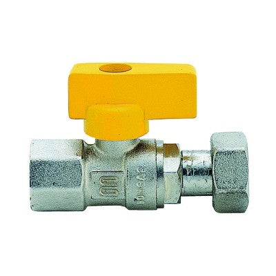 RUBINETTO A SFERA PER GAS DIRITTO FEMMINA Misura: 1/2" x 1/2" DN 15