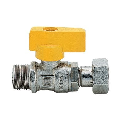 RUBINETTO A SFERA PER GAS DIRITTO MASCHIO Misura: 1/2" x 3/4" DN 15x20