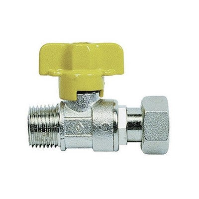 RUBINETTO A SFERA PER GAS MF CON BOCCHETTONE Misura: 3/4 x 1/2