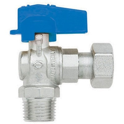 RUBINETTO A SFERA SQUADRA MASCHIO - DADO GIREVOLE FEMMINA Misura: 1/2" x 1/2" DN 10 PN 10