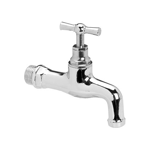 RUBINETTO A VITONE IN OTTONE CROMATO Misura: 1/2"
